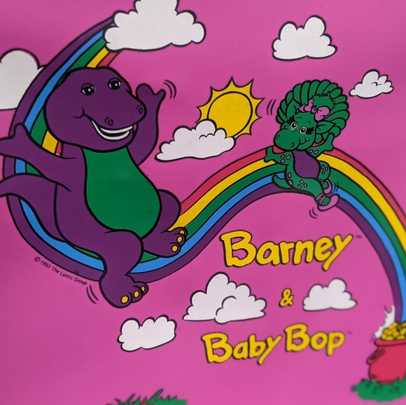 Vintage 1993 Barney & Baby Bop Suitcase - Picture 10 of 12